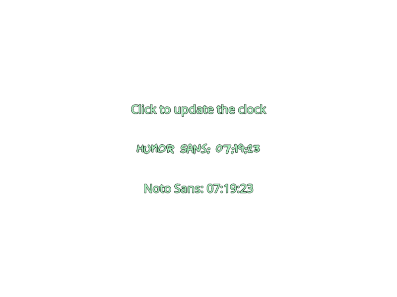 multiple fonts
