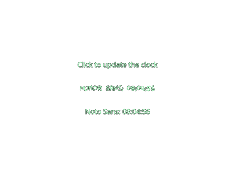 multiple fonts