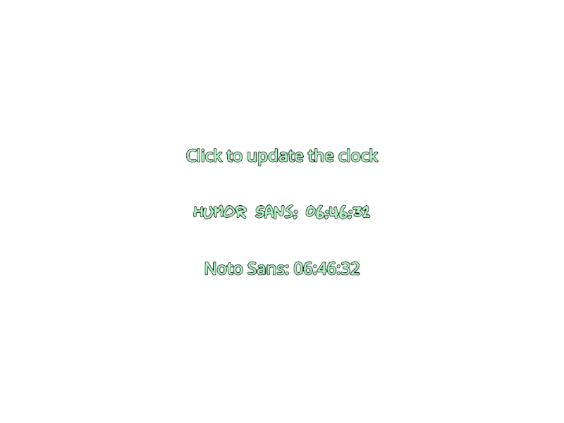multiple fonts