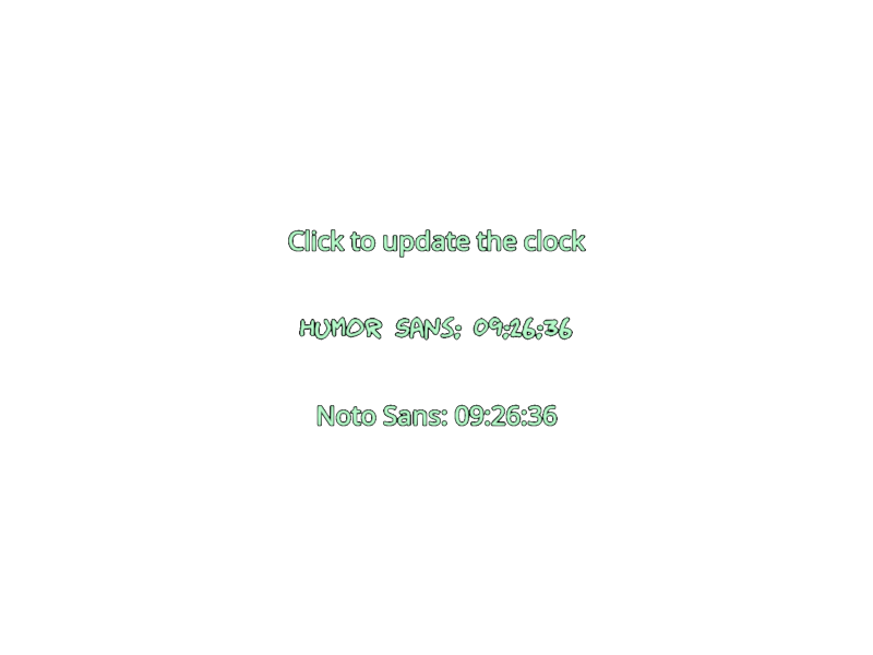 multiple fonts